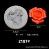 Molde de silicona de flor rosa al por mayor para repostería, decoración de pasteles, herramienta de gota de pegamento DIY