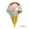 Globo de aluminio para pizza, palomitas, hamburguesas, perritos calientes, helados, donas, fiestas, cenas y más