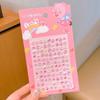 Parche de Uñas 5D en Relieve Dibujos Animados Infantiles Sanrio Kulomi Impermeable Hello Kitty Luminoso Niña Pegatina Arte de Uñas