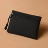 Bolsa para monedas impermeable de tela Oxford simple en stock para hombres y mujeres, tarjetero ultraligero, llavero, minibolso portátil