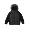 Ropa de Otoño e Invierno para Niños Niños y Niñas Chaqueta con Capucha para Bebé 2026 Nueva Chaqueta Ligera de Plumas para Niños Esencial para el Uniforme Escolar