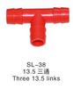 Conector Reductor de Tubería para Líneas de Agua de Acuacultura, Plástico PVC Grande a Pequeño Tapón de 1/2 Pulgada a 3/4 Pulgada, Codo en T, Codo, Conector Recto