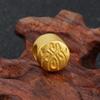 Accesorios de cobre con diseño de dragón de Vietnam Gold DIY hechos a mano, imitación de oro duro 3D, accesorios de cuerda de mano para hombres, venta al por mayor transfronteriza