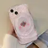 Pacote de Emoticons Fofos Rosa Onda Creme Adequado para Capa de Celular Apple iPhone14promax 13 12 Transparente 11