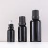 Frasco roll-on marrom de 5-100ml frasco de perfume com esfera para caminhada preto 15ml30ml50 Frasco de vidro marrom para óleo essencial de massagem