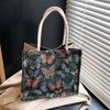 Bolso de Hombro Mediano para Mujer 2025 Nuevo Ins Bolso de Lona Nicho Estilo Lazy Tote Bolso de Viajero de Clase