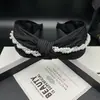 Pinza para el Cabello 2024 Diadema para el Cabello Nueva Moda para Mujer Elegante Perla Envuelta Parte Superior Craneal Exterior para Llevar en un Recogido Adorno para la Cabeza Cabello Presionado Lavar la Cara Diadema