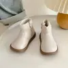 Zapatos para bebé niña, botines estilo primavera y otoño, botines para bebé de suela suave antideslizante, botines de piel para niño pequeño, botines de princesa tipo Martin, zapatos para niño pequeño