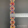 Pedrería Vidrio Resina Adhesivo Termofusible Diamante Caliente Forma Especial Código de Barras Cuello Cinta de Encaje Accesorios para Ropa Joyería DIY