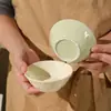Molheira Bonita 4 polegadas Cerâmica Doméstica Prato para Molho Prato para Molho de Hot Pot Prato para Molho de Soja Prato para Temperos e Petiscos