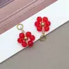 Contas Coloridas a Vácuo para Conservar a Cor Flor de Cristal Margarida Pingente Brincos Criativos DIY Puros Feitos à Mão Acessórios de Pérola de Imitação