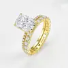 Anel de Dedo Ins de Luxo Acessível de Nicho Europeu e Americano com Cravação de Diamantes para Mulheres Anel Combinado com Zircônia de Corte Flor de Gelo Super Brilhante de Prata de Lei 925