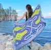 Lago Salado Chaka Noroeste Grande Turismo Estilo Étnico Bufanda Bufanda Nueva de Verano para Mujer Playa Marina Chal Protector Solar Delgado