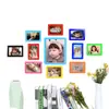 Moldura de Foto Magnética de Acrílico Polaroid Ímã de Geladeira Decoração Criativa Viagem Retrato de Família Aniversário de Casamento Suporte de Exibição de Fotos