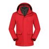 Q3 - Cuello alto de color sólido para otoño e invierno, nuevo, tres en uno, forro desmontable para exteriores, de un solo uso, cálido para montañismo