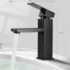 Torneira de Pia Quente e Fria para Comércio Exterior Bico Plano Cascata Estilo Europeu Lavatório Lavatório Elevado Lavatório Economizador de Água