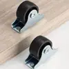 Ruedas Direccionales Mini de 0.5 pulgadas para Cajas de Camas Tatami, Ruedas Giratorias Silenciosas de Goma y Nylon, Ruedas Deslizantes para Gabinetes