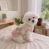 Roupa de Inverno/Outono para Pets com Gola Redonda, Duas Pernas, Lã, Estampa de Desenho Animado, Espessada, Quente, Pode Ser Usada com Guia para Gatos e Cachorros, Roupa para Pets ao Ar Livre
