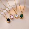 Colar Feminino, Colar Gota de Água de Celebridade da Internet com Pedras de Zircônia Completas, Estilo Coreano e Japonês, Design Moderno e Único, Corrente de Clavícula Moderna e Elegante