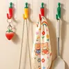 Gran Venta Gancho con Forma de Chile Sin Taladrar Gancho para Ropa Gancho Creativo Gancho para Ropa de Recibidor Montado en Pared Gancho para Llaves