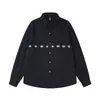 Chamarra estilo camisa de trabajo negra para hombre, nuevo top casual para hombre otoño 2026, chamarra estilo americano con cuello de solapa