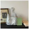 Bolsa Tote Pequena Estilo Coreano Tendência deste Ano para Mulheres, Novo Modelo Primavera 2026, Bolsa de Ombro Estilosa e de Luxo Leve, Versátil de Uso Duplo