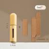 Perfume fundo sub-frasco de alta qualidade de bambu shell carga direta perfume sub-frasco spray frasco 5ml8ml pequeno frasco vazio imprimível