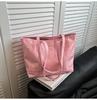 Bolsa de Axila Estampada de Grande Capacidade para Primavera e Verão Feminina 2025 Nova Moda Versátil para o Dia a Dia Bolsa Tote High-end