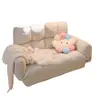 Sofá preguiçoso para quarto, sofá pequeno para apartamentos pequenos, tatami duplo, popular em imóveis para alugar, sofá-cama individual dobrável