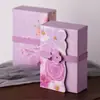 Caja de Dulces para Boda, Recuerdo, Boda, Felicidad, Flores Florecientes, Empaque Exquisito, Caja de Regalo Creativa, Diseño de Alta Gama