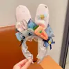 Faixa de Pelúcia Judy Nick para Crianças Orelhas de Coelho Fofas Acessório de Cabeça para Meninas Pequenas Chapéu de Policial Coelho Presilha de Cabelo