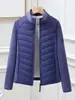 Chaqueta de lana pura para otoño e invierno, cuello alto exterior, a prueba de viento y cálida, capa interior ligera de corte ajustado para mujer, ropa deportiva para esquí y montañismo para hombre