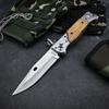 Cuchillo para exteriores, cuchillo plegable portátil, cuchillo multifuncional portátil de alta dureza y afilado, cuchillo anticuerpo, cuchillo táctico de supervivencia de campo.