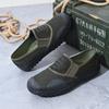 Zapatos de Lona Camuflaje Tipo 87 Liberación, Zapatos de Lona, Zapatos de Trabajo de Protección Laboral para Sitio de Construcción y Campo Agrícola, Antideslizantes, Resistentes al Desgaste, Zapatos de Goma Amarilla, Duraderos