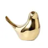 Arte Moderna Nórdica Estilo Minimalista Modelo de Quarto Estudo Pássaro Dourado de Cerâmica Decoração Suave Ornamento Criativo