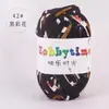 Tiras de Tela Teñidas en Degradado para Bolsas Tejidas a Mano DIY, Kit de Materiales para Pantuflas de Ganchillo Antipelusa, Alfombra de Cojín Tejido Denso