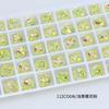 Rhinestones Cuadrados de 10 mm para Uñas Dongzhou, Cristales Cuadrados y Redondos Coloridos de Uñas Artísticas DIY de Moda, Decoraciones Cuadradas para Uñas al por Mayor