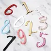 Nuevos Números Acrílicos Transfronterizos 0-9 Inserts para Pasteles de Aniversario de Boda Accesorios de Decoración para Hornear Fiestas de Cumpleaños
