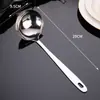 Espátula de Cozinha de Aço Inoxidável 410 Prática Espátula e Colher para Stir-Fry Conjunto para Uso Doméstico com Furo para Pendurar para Servir Sopa e Cozinhar Mingau
