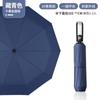 Guarda-chuva totalmente automático ensolarado e chuva guarda-sol de dupla finalidade Guarda-chuva de negócios masculino extragrande de dez ossos Guarda-chuva de sol de borracha preta à prova de UV