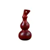 Colgante de calabaza pequeña de palisandro, accesorios Wenwan, artesanías de madera, colgante con mango, llavero, colgante seguro