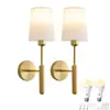 Lámpara de pared Tosna con mosaico de conchas vintage, lámpara de mesita de noche para dormitorio, iluminación decorativa creativa de lujo ligero para sala de estar, tela y hierro