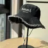 Nuevo Sombrero de Pescador de Mezclilla Desgastada Retro 2026 para Mujer, Sombrero de Sol de Primavera con Ala Ancha, Hace que la Cara se Vea Más Pequeña, Casual y Sencillo