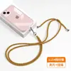 Cordão para Celular 6mm Feito Sob Medida de Fábrica, Alça Transversal, Alça de Pescoço, Alça com Clipe, Adesivo de Fixação, Capa com Pingente, Alça de Tecido para Pendurar