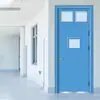 Porta de Aço para Escola Dormitório Prédio de Escritórios Porta Antifurto Porta de Sala de Aula Porta de Engenharia de Aço com Janela de Ar Ventilação Venda Direta de Fábrica