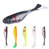Cebo falso Luya, cebo blando de cola en T de 8,8 cm y 5 g, cebo blando en forma de pez, envuelto en plomo, equipo de pesca de comercio exterior, venta al por mayor SO119