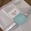 Álbum de cartões multicamadas transparente para atacado, álbum de cartões de visita tipo botão com 4 grades, álbum de armazenamento de cartões de fotos de celebridades, álbum de fotos Polaroid