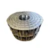 Máquina Herramienta Máquina de Grabado Completamente Cerrada Cadena de Arrastre de Acero Tipo Puente Cadena de Acero al Carbono Metal Galvanizado Cadena de Tanque Cadena de Arrastre de Acero Inoxidable Aluminio