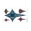 Colección Rui Ka Long: Pegatinas de Tatuaje con Patrón Seductivo para Clavícula y Pecho, Pegatinas de Tatuaje Sexy, Diseño Floral de Larga Duración con un Toque de Lujo
