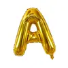 Globos de Aluminio Americanos Transfronterizos de 32 pulgadas Letra en Oro y Rojo para Decoraciones de Cumpleaños y Fiestas